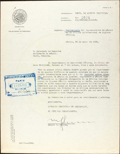 Imagen de Oficina Internacional de Higiene Pública