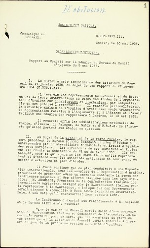 Imagen de Comité de Higiene de la Sociedad de Naciones