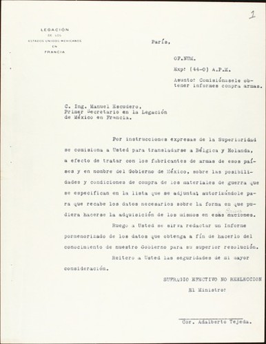 Imagen de Armamento y municiones
