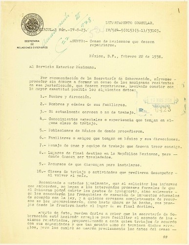 Imagen de Repatriaciones de mexicanos