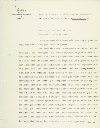 Imagen de Exilio español