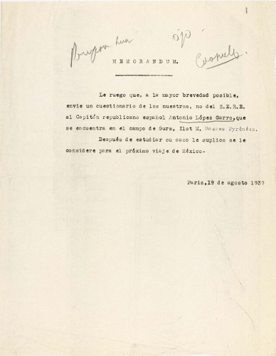 Imagen de Exilio español
