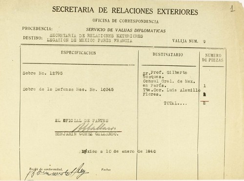 Imagen de Valija diplomática