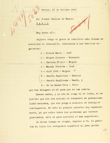 Imagen de Exilio español