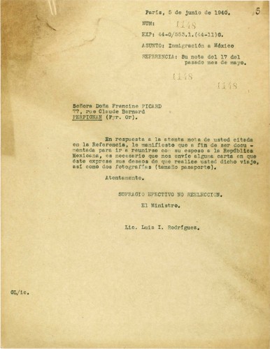 Imagen de Exilio español