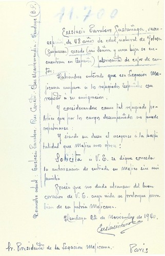 Imagen de Exilio español