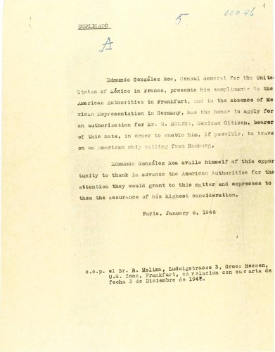 Imagen de Repatriación de Rafael Molina