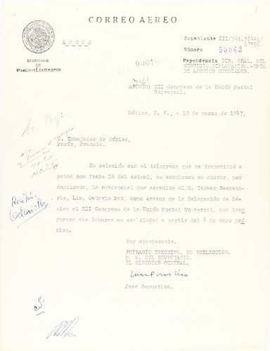 Imagen de Doceavo Congreso Postal Universal