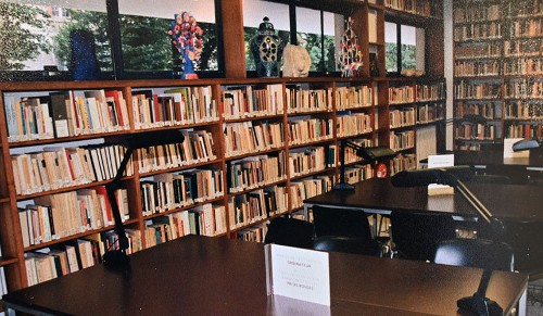 Imagen de Biblioteca de la Casa de México en los años 1980 (atribuido)