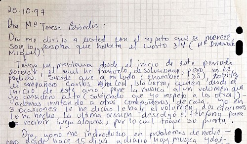 Imagen de Carta a Teresa Brindis (atribuido)