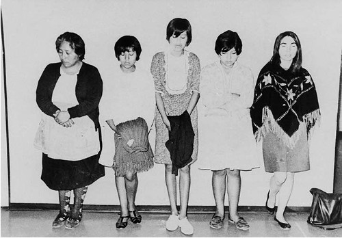 Imagen de Mujeres detenidas en la Plaza de Tlatelolco y sus alrededores (atribuido)