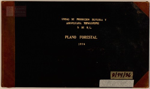 Imagen de Tepalcatepec: plano forestal