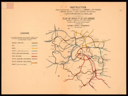 Imagen de Plan de Paris et de Ses Abords.