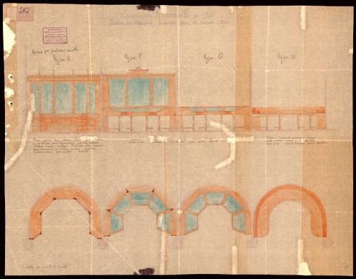Imagen de Dibujo Vitrines four le premier etage.