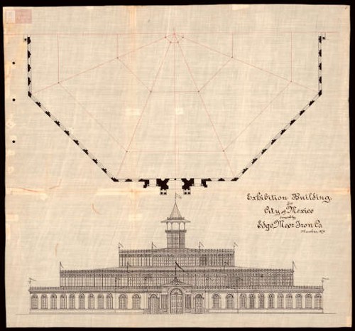 Imagen de Exhibition Building for City of Mexico.