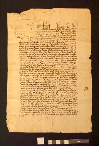 Imagen de Carta ejecutoria despachada a petición de don Fernando Cortés (atribuido)