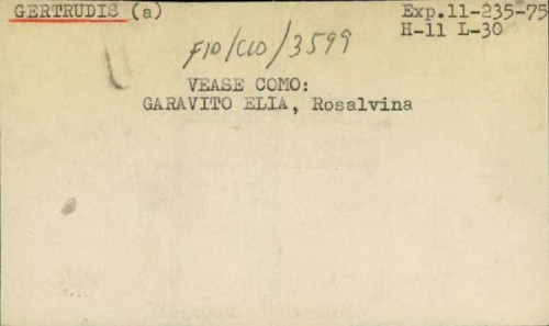 Imagen de Gertrudis