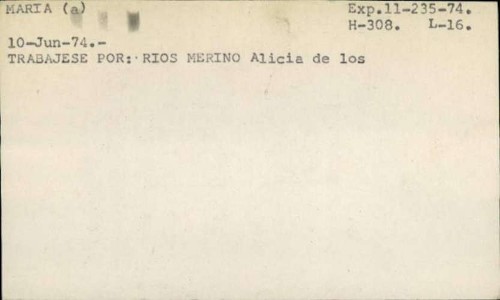 Imagen de María