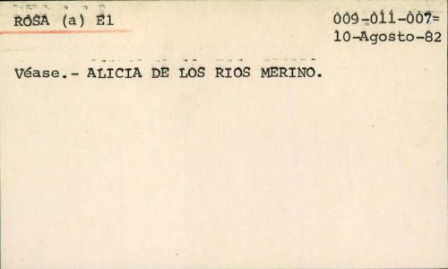 Imagen de Rosa, El