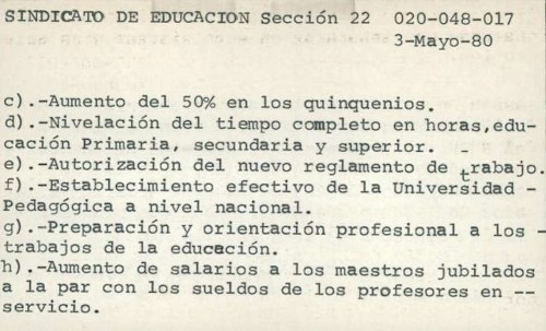 Imagen de Sindicato de Educación Sección 22