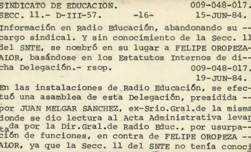 Imagen de Sindicato de Educación. Sección 11. Delegación D-III-57