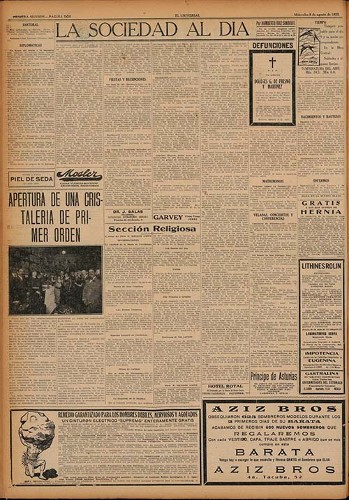 Imagen de Gabriela Mistral, habló ayer de la maternidad en una fiesta que le ofrecieron un grupo de estudiantes (propio)