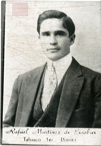 Imagen de "Rafael Martínez de Escobar. Tabasco, primer Distrito"