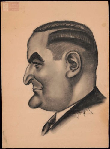 Imagen de Caricatura de perfil de Emilio Portes Gil