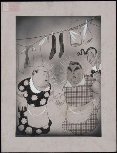 Imagen de Caricatura de Emilio Portes Gil y Luis N. Morones