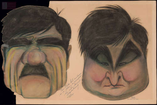 Imagen de Caricatura de Emilio Portes Gil y Plutarco Elías Calles