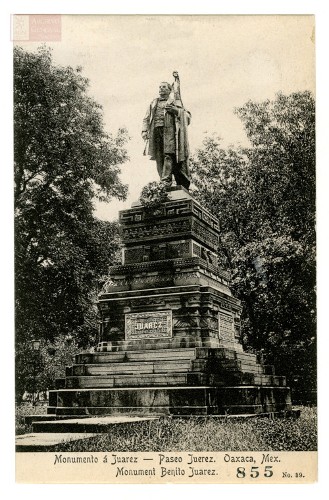 Imagen de "Monumento a Benito Juarez - Paseo Juarez. Oaxaca, Mex."