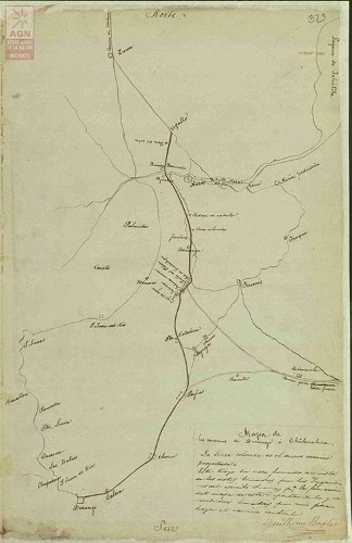 Imagen de Ruta de Durango a Chihuahua. Durango y Chihuahua (atribuido)