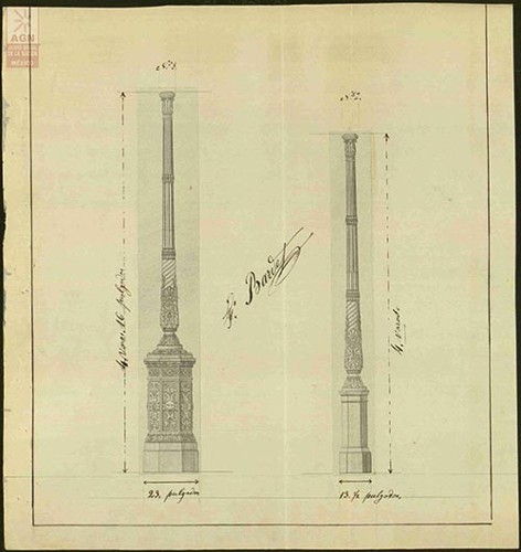 Imagen de Columnas para faroles (atribuido)