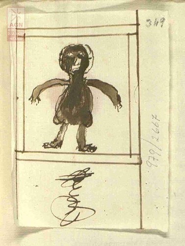 Imagen de Muñeca en expediente contra supersticiones (atribuido)