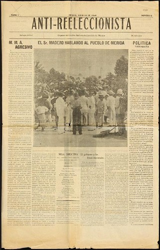 Imagen de Anti-Releccionista: órgano del Centro Anti-Releccionista de México, Tomo 1, Número 6 (propio)