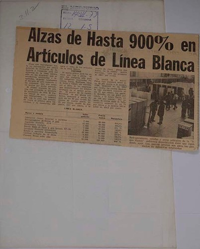 Imagen de Alzas de hasta 900% en artículos de línea blanca (propio)