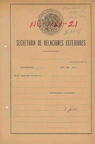 Imagen de Festividades culturales de la Legación de México en Chile (atribuido)