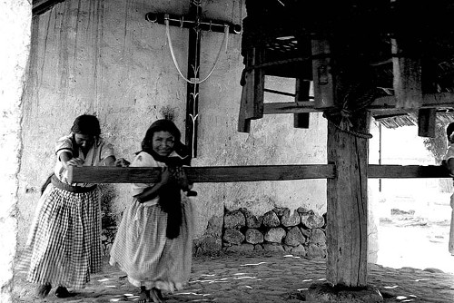 Imagen de Antiguo malacate para dotación de agua potable (propio)