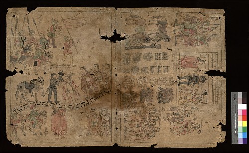 Imagen de Lienzo de Tlaxcala, Fragmentos de Texas (atribuido)