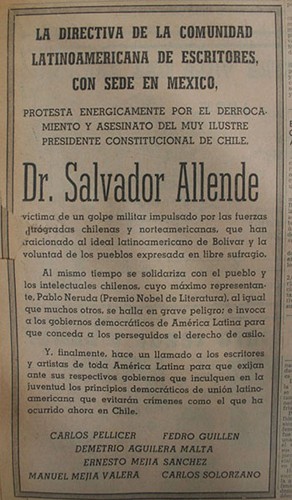 Imagen de La Directiva de la Comunidad Latinoamericana de Escritores con sede en México (atribuido)