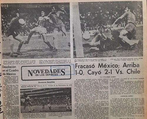 Imagen de Fracasó México; arriba 1-0, cayó 2-1 vs Chile, por Guillermo García (propio)