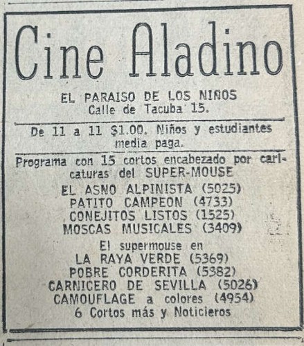 Imagen de Cine Aladino (propio)