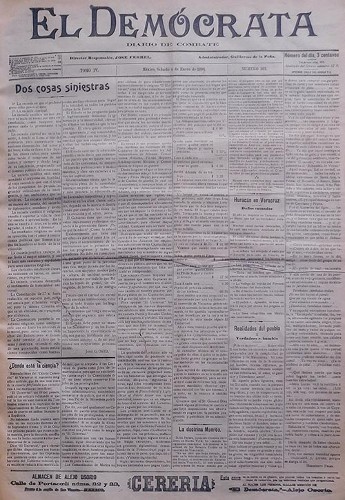 Imagen de El Demócrata: diario de combate, Tomo IV, Número 369 (propio)