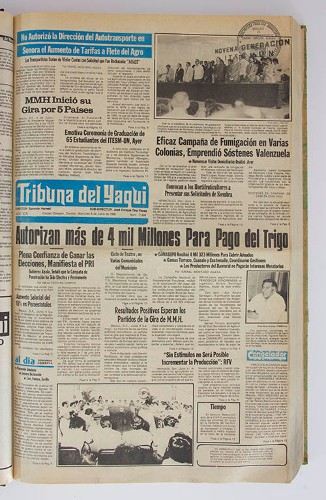 Imagen de Ciclo de teatro, en varias comunidades del municipio (propio), Tribuna del Yaqui (alternativo)