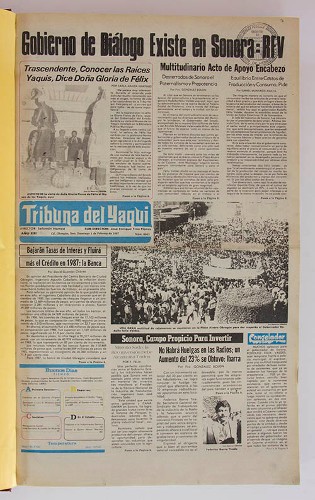 Imagen de Trascendente conocer las raíces yaquis, dice doña Gloria de Félix (propio), Tribuna del Yaqui (alternativo)