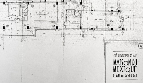 Imagen de Plano del sótano de la Casa de México (atribuido)