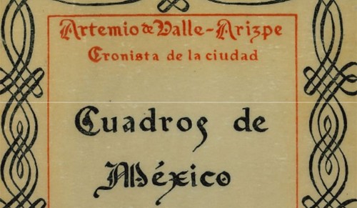 Imagen de Portada del libro "Cuadros de México" (atribuido)