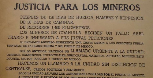 Imagen de Justicia para los mineros (propio)