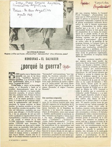 Imagen de Honduras-El Salvador ¿Por qué la guerra? (propio)