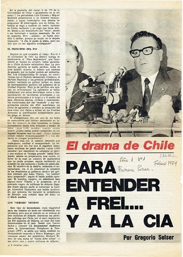 Imagen de El drama de Chile para entender a Frei…y a la CIA (propio)